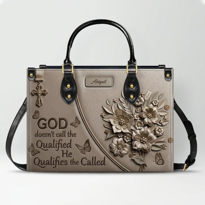 CHRISTIANARTBAG Personalized Leather Handbag | Personalized Christian Gift for Her | CHRISTIANARTBAG CAB0171126