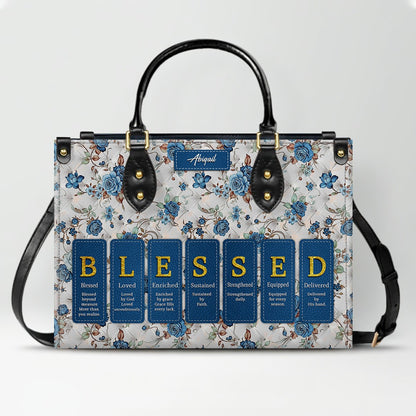 CHRISTIANARTBAG Custom Bible Verse Leather Handbag Set – Personalized Christian Tote Bag & Wallet for Women, Faith-Inspired Gift