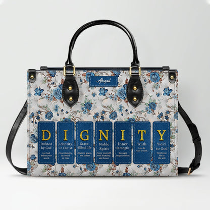 CHRISTIANARTBAG Custom Bible Verse Leather Handbag Set – Personalized Christian Tote Bag & Wallet for Women, Faith-Inspired Gift