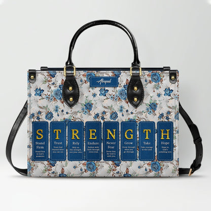 CHRISTIANARTBAG Custom Bible Verse Leather Handbag Set – Personalized Christian Tote Bag & Wallet for Women, Faith-Inspired Gift