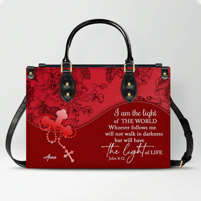 CHRISTIANARTBAG Personalized Leather Handbag - Custom Name & Bible Verse Christian Purse CAB01100126