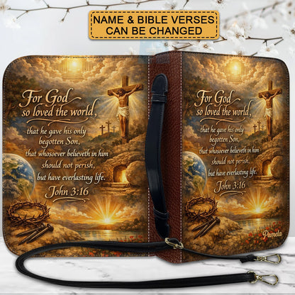 Personalized Bible Cover with Custom Name & Scripture – ChristianArtBag® CAB0112826