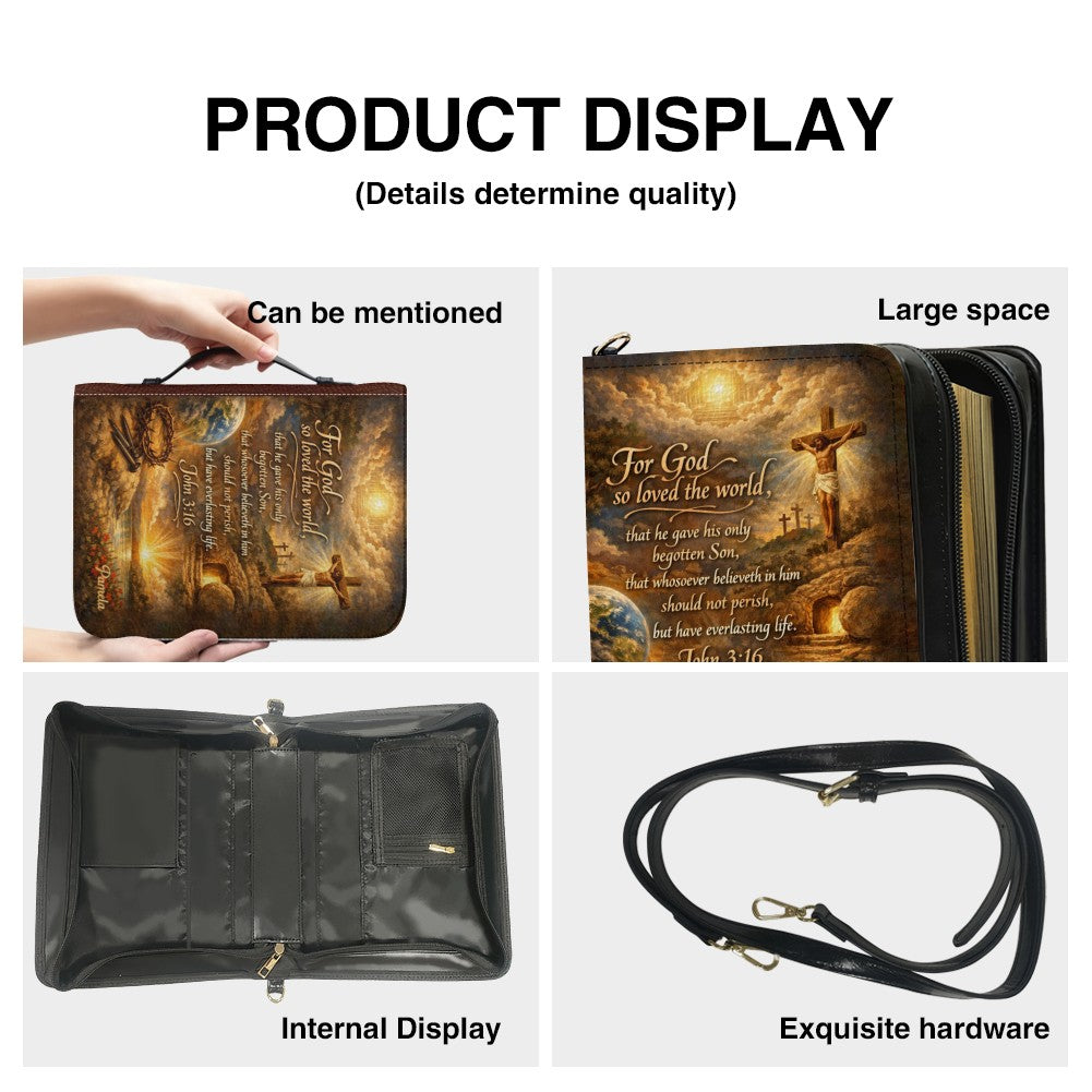 Personalized Bible Cover with Custom Name & Scripture – ChristianArtBag® CAB0112826