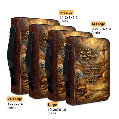 Personalized Bible Cover with Custom Name & Scripture – ChristianArtBag® CAB0112826