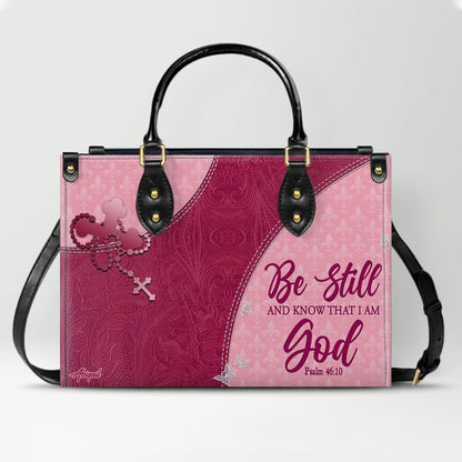 Christian Leather Purse with Personalized Name & Custom Bible Verse | CHRISTIANARTBAG Luxury Bag