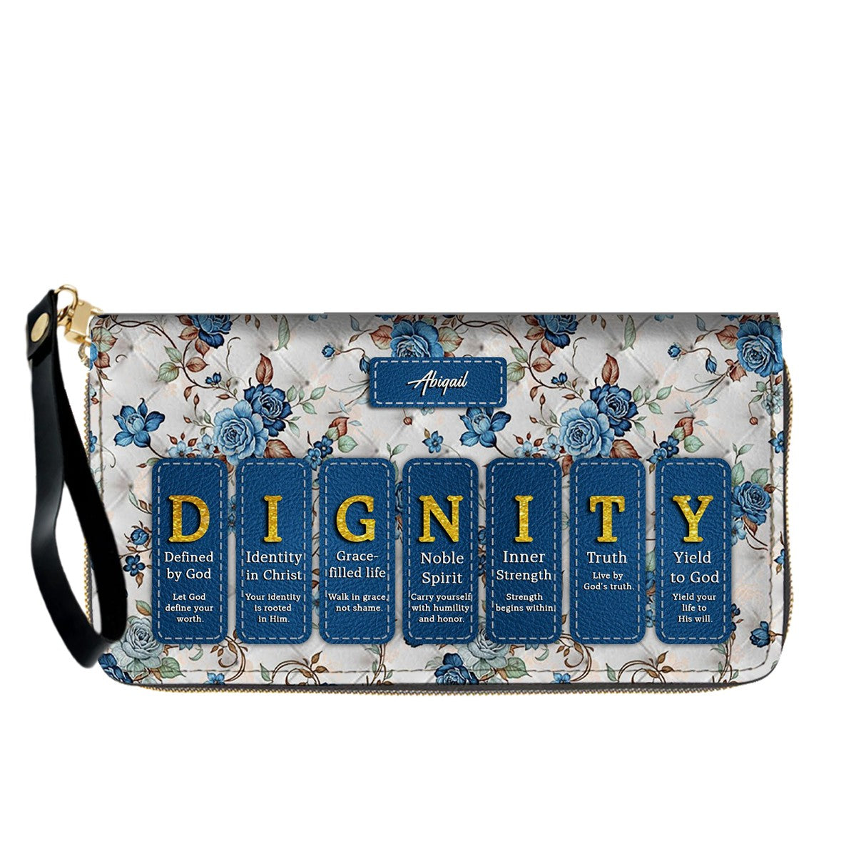 CHRISTIANARTBAG Custom Bible Verse Leather Handbag Set – Personalized Christian Tote Bag & Wallet for Women, Faith-Inspired Gift