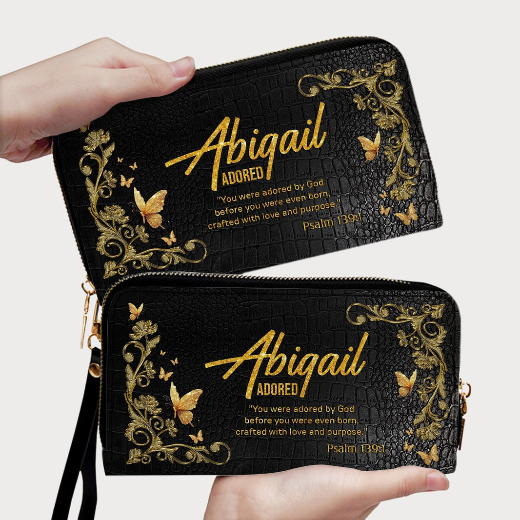 Scripture Wallets Christian Art Bag Clutch Purse Wallet | Elegant Accessories
