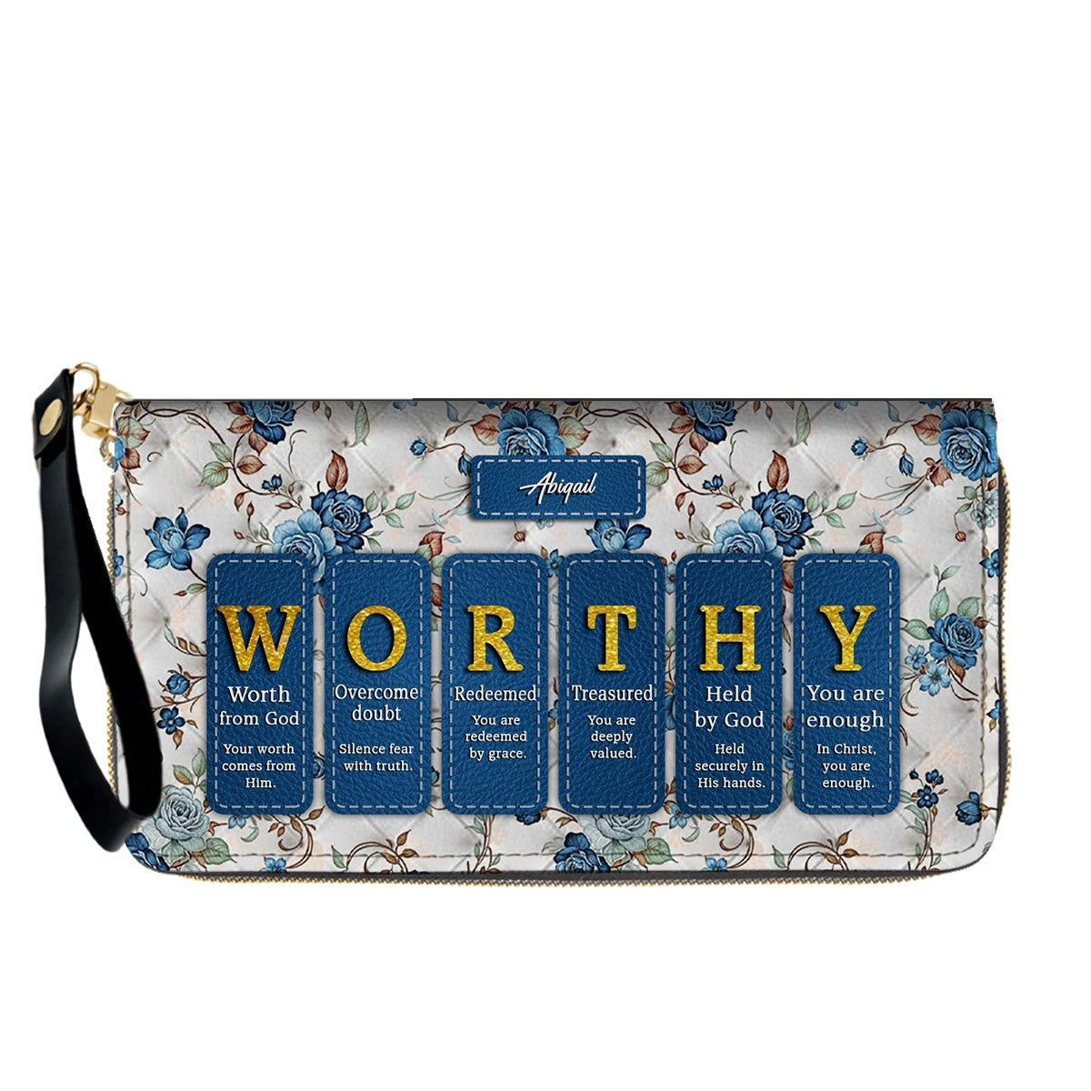 CHRISTIANARTBAG Custom Bible Verse Leather Handbag Set – Personalized Christian Tote Bag & Wallet for Women, Faith-Inspired Gift