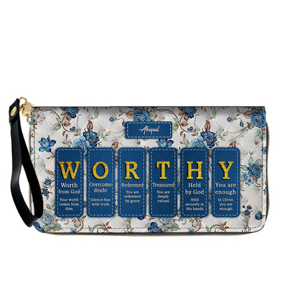 CHRISTIANARTBAG Custom Bible Verse Leather Handbag Set – Personalized Christian Tote Bag & Wallet for Women, Faith-Inspired Gift