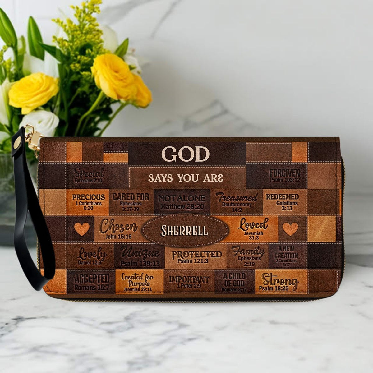 Christianartbag Handbags, God Says You Are Leather Bags, Personalized Bags, Gifts for Women, Christmas Gift, CABLTB01040823.
