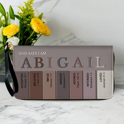 SET - Personalized Leather Tote Bag with Bible Verses – Uncover the sacred meaning of your name – Custom Faith-Inspired Handbag | CHRISTIANARTBAG Leather TOTE Bag