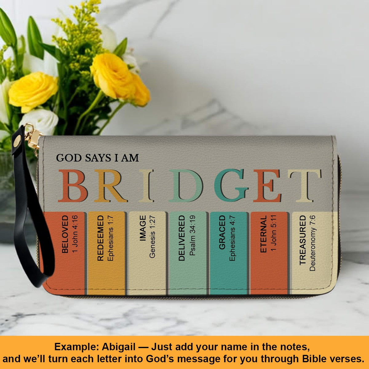 Christianartbag Clutch Purse, Uncover the sacred meaning of your name - Personalized Clutch Purse - Christian Gifts For Women, CAB0153025