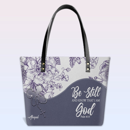 Personalized Christian Leather Tote Bag Luxury with Bible Verses – Custom Name Handbag by CHRISTIANARTBAG