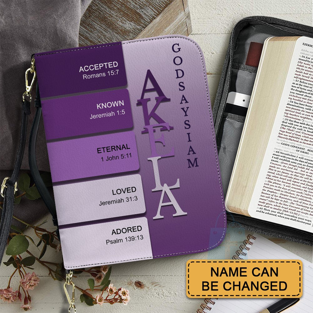 CHRISTIANARTBAG Bible Cover Silver Purple - Uncover the sacred meaning ...