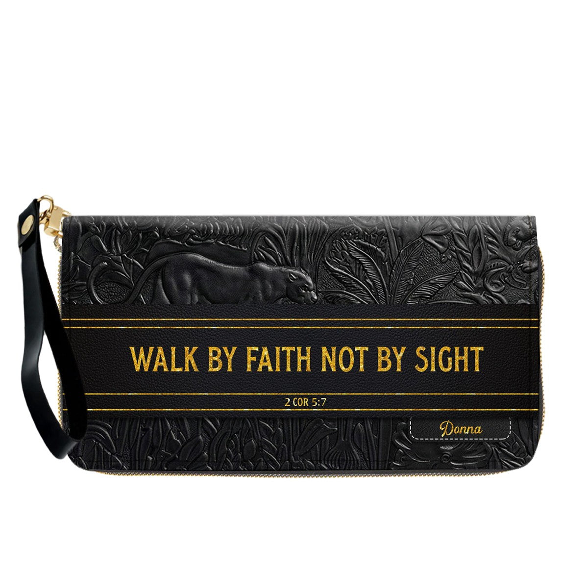 Personalized Christian Leather Handbag & Wallet Set | Custom Bible Verse Purse | CHRISTIANARTBAG CAB01030526