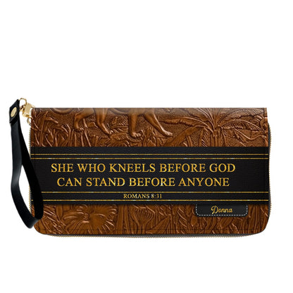 Luxury Embossed Leather Christian Tote Bag - Custom Name & Scripture Purse - Premium Faith Gift for Women CAB0132426