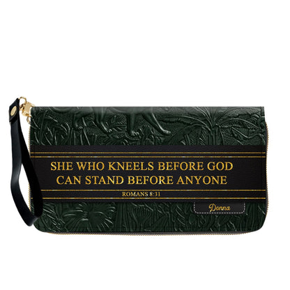Luxury Embossed Leather Christian Tote Bag - Custom Name & Scripture Purse - Premium Faith Gift for Women CAB0132426