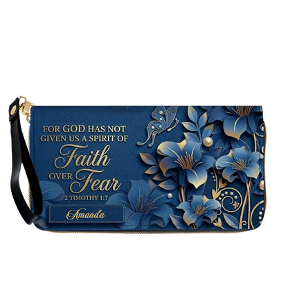 Personalized Mom Leather Handbag & Wallet Set – Custom Name Floral Butterfly Purse for Mother's Day Birthday Gift – CHRISTIANARTBAG CAB01100826