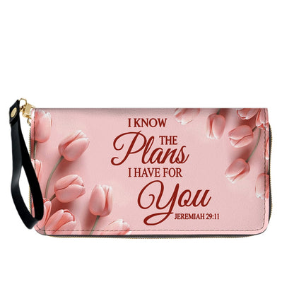 Personalized Leather Handbag for Women – Custom Name Christian Bible Verse Purse – Floral Pink Tulip Scripture Bag – Gift by CHRISTIANARTBAG CAB 022726