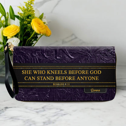 Luxury Embossed Leather Christian Tote Bag - Custom Name & Scripture Purse - Premium Faith Gift for Women CAB0132426
