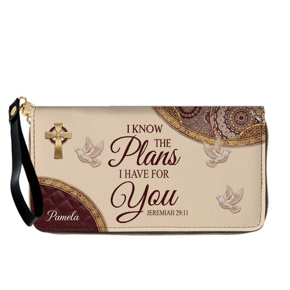 CHRISTIANARTBAG Personalized Leather Handbag and Long Wallet Set, Custom Name Scripture Bible Verse Tote Bag, Christian Gifts for Women CAB01051826