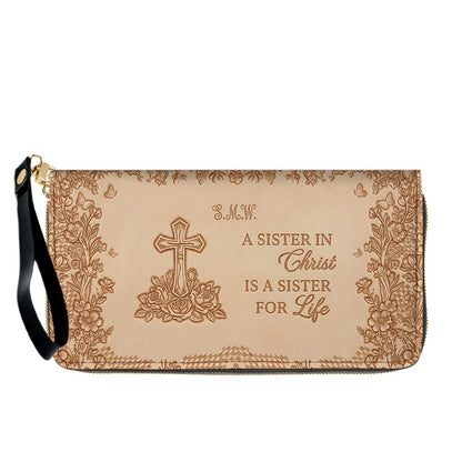 Personalized Leather Handbag | Custom Christian Gifts for Women - Sister in Christ | CHRISTIANARTBAG CAB0371626