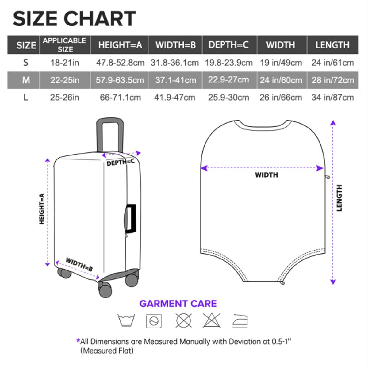 Personalized Christian Luggage Cover with Bible Verse for Each Name Letter – Custom Travel Gift by CHRISTIANARTBAG