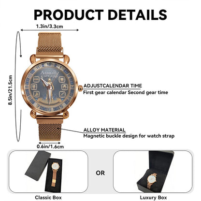 The Armor of God Collection: Personalized Luxury Men’s Women's Watches by CHRISTIANARTBAG CAB01060226