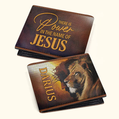 Personalized Men's Wallet - Name Of Jesus | CHRISTIANARTBAG CABW03200524