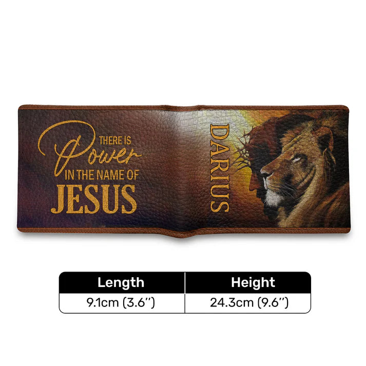 Personalized Men's Wallet - Name Of Jesus | CHRISTIANARTBAG CABW03200524