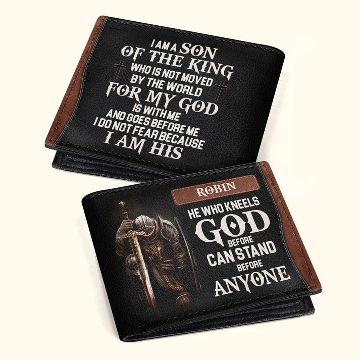 Personalized Men's Wallet - Son Of The King | CHRISTIANARTBAG CABW05200524