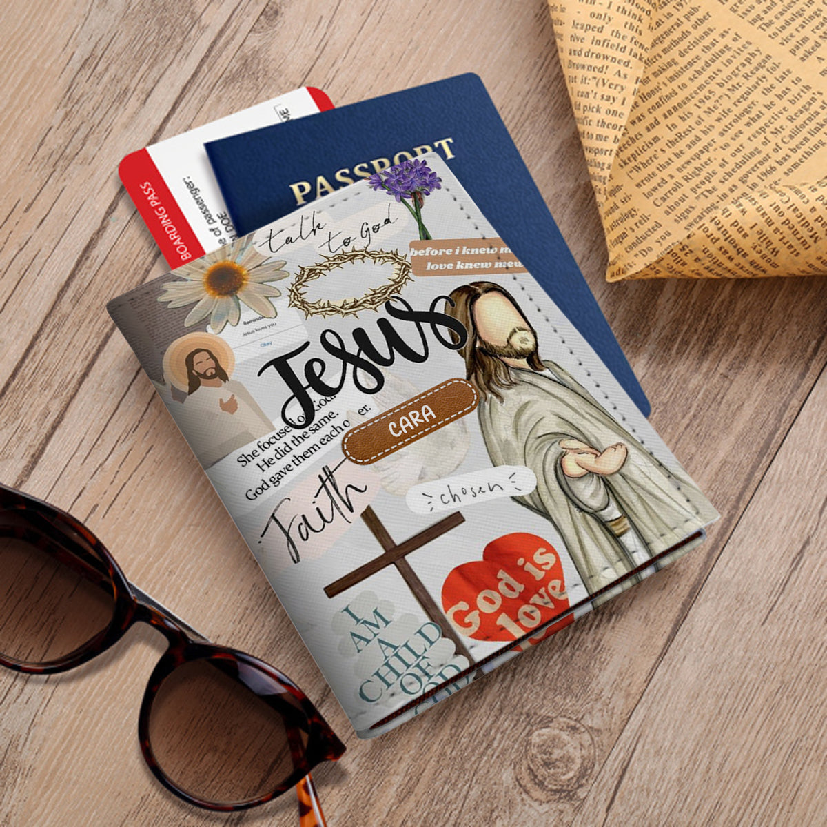 Personalized Christian Passport Cover – GOD is Love