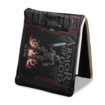 Custom Armor of God Leather Wallet with Name - Religious Gifts for Men | CHRISTIANARTBAG CAB01052926