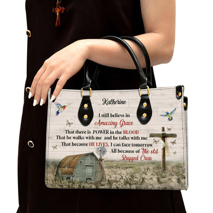 Christianart Handbag, I Still Believe In Amazing Grace, Personalized Gifts, Gifts for Women. - Christian Art Bag