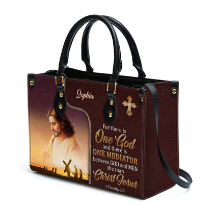Christianartbag Handbag, There Is One Mediator Between God And Men The Man Christ Jesus, Personalized Gifts, Gifts for Women, Christmas Gift. - Christian Art Bag