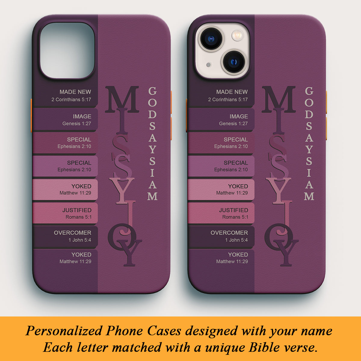 Christianartbag Phone Case, Uncover the sacred meaning of your name, Personalized Phone Case, Christian Phone Case,  Jesus Phone Case,  Bible Verse Phone Case.