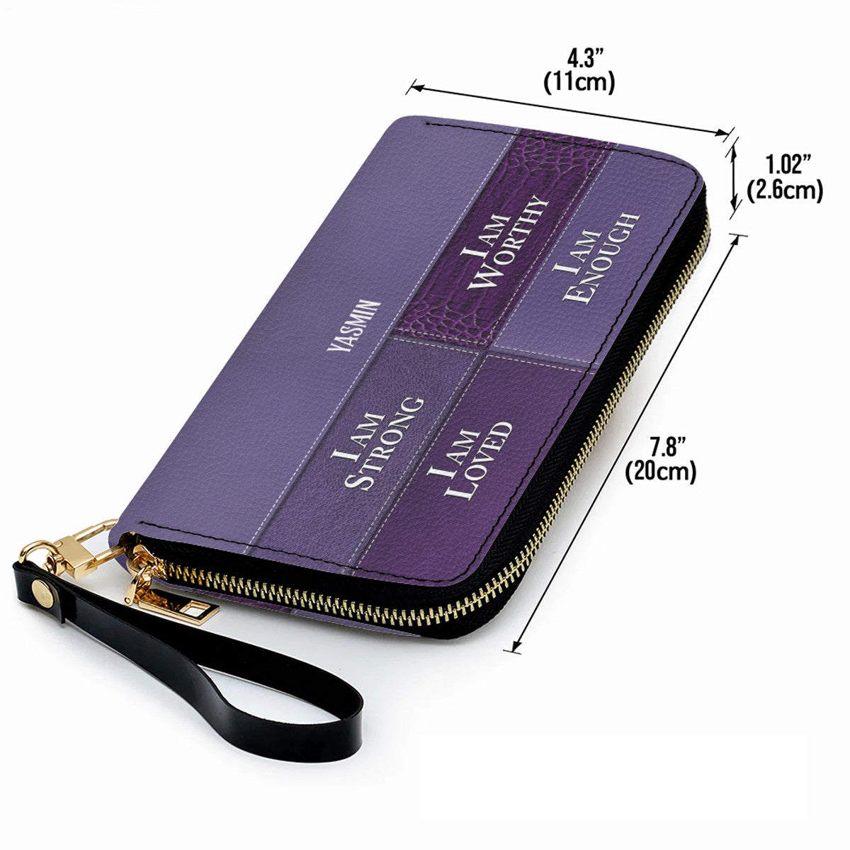 CHRISTIANARTBAG Personalized Leather Handbag & Long Wallet Set