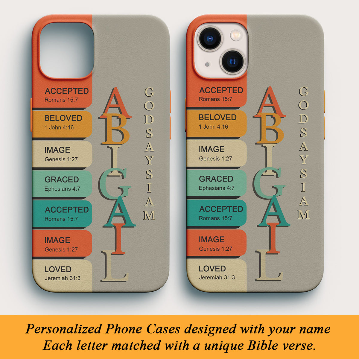 Christianartbag Phone Case, Uncover the sacred meaning of your name, Personalized Phone Case, Christian Phone Case,  Jesus Phone Case,  Bible Verse Phone Case.