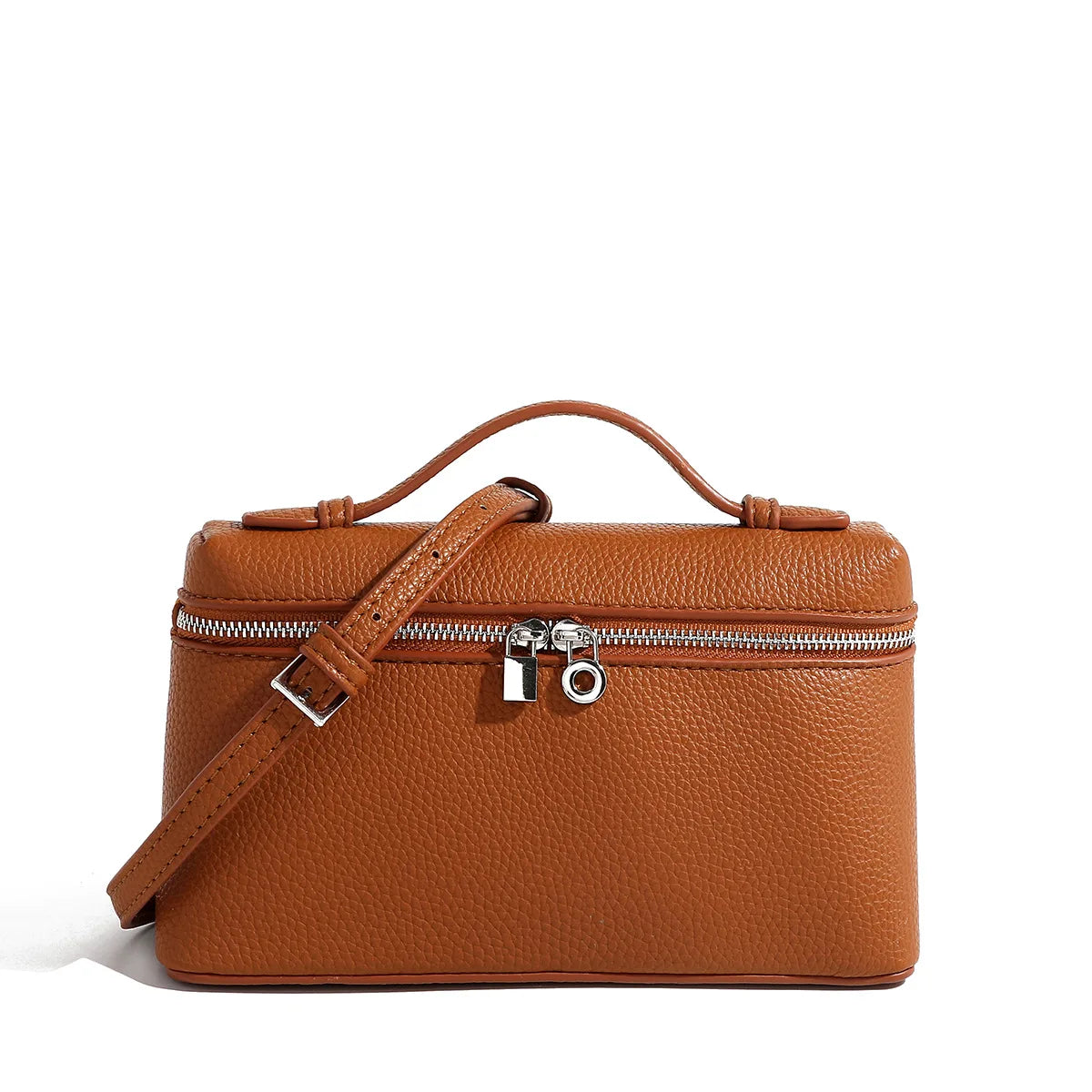 CHRISTIANARTBAG Mini Box Crossbody Bag – Trendy PU Leather Handheld Shoulder Bag for Women, Compact 2026 Fashion Purse
