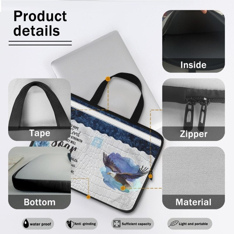 Christianartbag Laptop Bag, Those Who Hope In The Lord Laptop Bag, Personalized Laptop Bag, Laptop Bag, CABLTB01180823. - Christian Art Bag