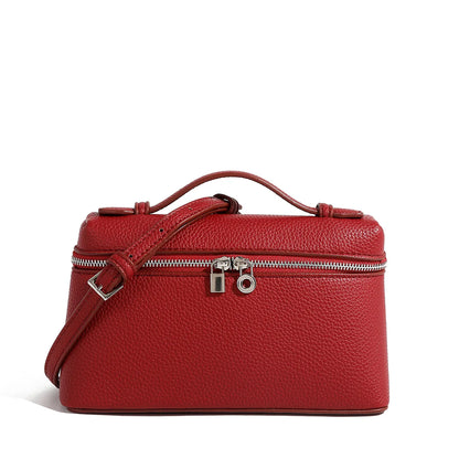 CHRISTIANARTBAG Mini Box Crossbody Bag – Trendy PU Leather Handheld Shoulder Bag for Women, Compact 2026 Fashion Purse