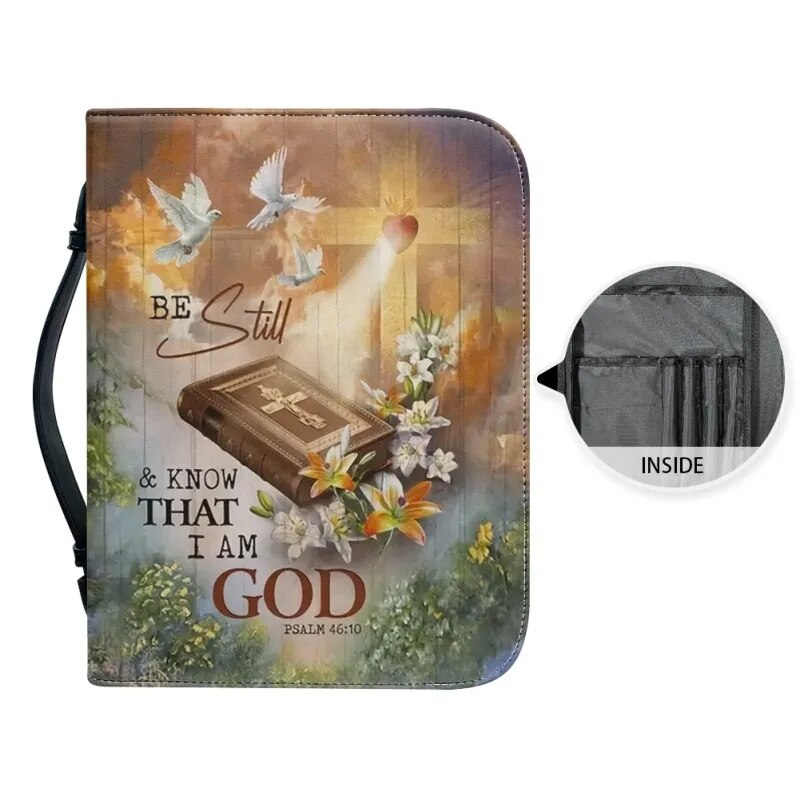 Christianartbag Bible Cover, Bless All Who Gather Here Personalized Bible Cover, Animal Dove Flower Bible Cover, Personalized Bible Cover, Christmas Gift, CABBBCV01051023. - Christian Art Bag