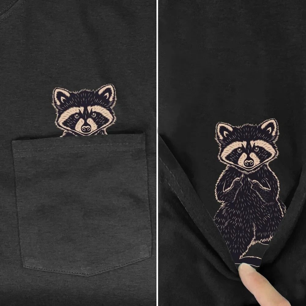 Christian T-Shirt, Animal T-Shirt Fashion Brand Summer Pocket Cat Stickers Printed T-shirt Men's Women Shirts Hip Hop Tops Funny Cotton Tees, Cat T-Shirt, CAB01022324.