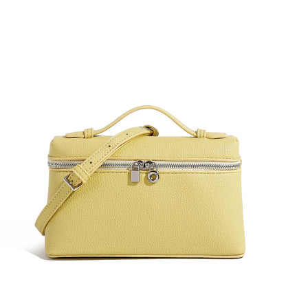 CHRISTIANARTBAG Mini Box Crossbody Bag – Trendy PU Leather Handheld Shoulder Bag for Women, Compact 2026 Fashion Purse