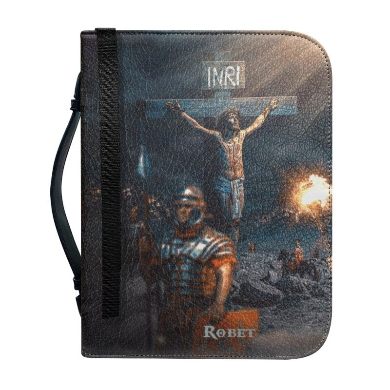 Christianartbag Bible Cover, Personalized Bible Cover For Men, Jesus Christ Personalized Bible Cover, Christmas Gift, CABBBCV01250823. - Christian Art Bag