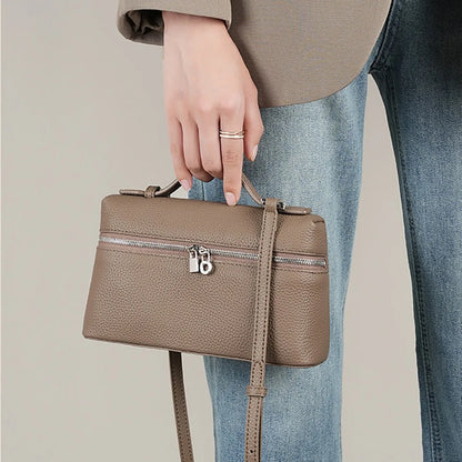 CHRISTIANARTBAG Mini Box Crossbody Bag – Trendy PU Leather Handheld Shoulder Bag for Women, Compact 2026 Fashion Purse