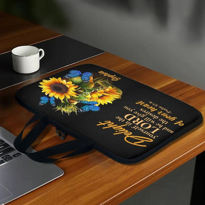 Christianartbag Laptop Bag, Delight Yourself In The Lord Laptop Bag, Personalized Laptop Bag, Laptop Bag, CABLTB07180823. - Christian Art Bag