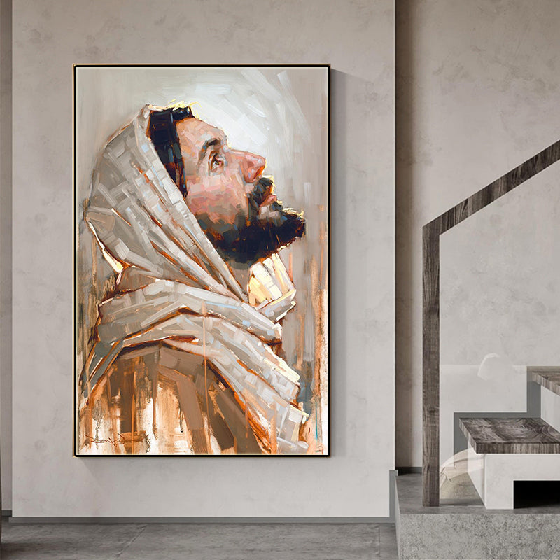 Christianartbag Home Decor, Christian Jesus Funny Classical Art Canvas Paintings on the Wall Art Posters and Prints BAR Abstract Pictures Home Decoration - Christian Art Bag