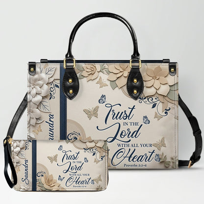 CHRISTIANARTBAG Personalized Leather Handbag for Women – Custom Faith-Based Tote Bag with Bible Verses – Inspirational Christian Gifts for Her CAB01052626