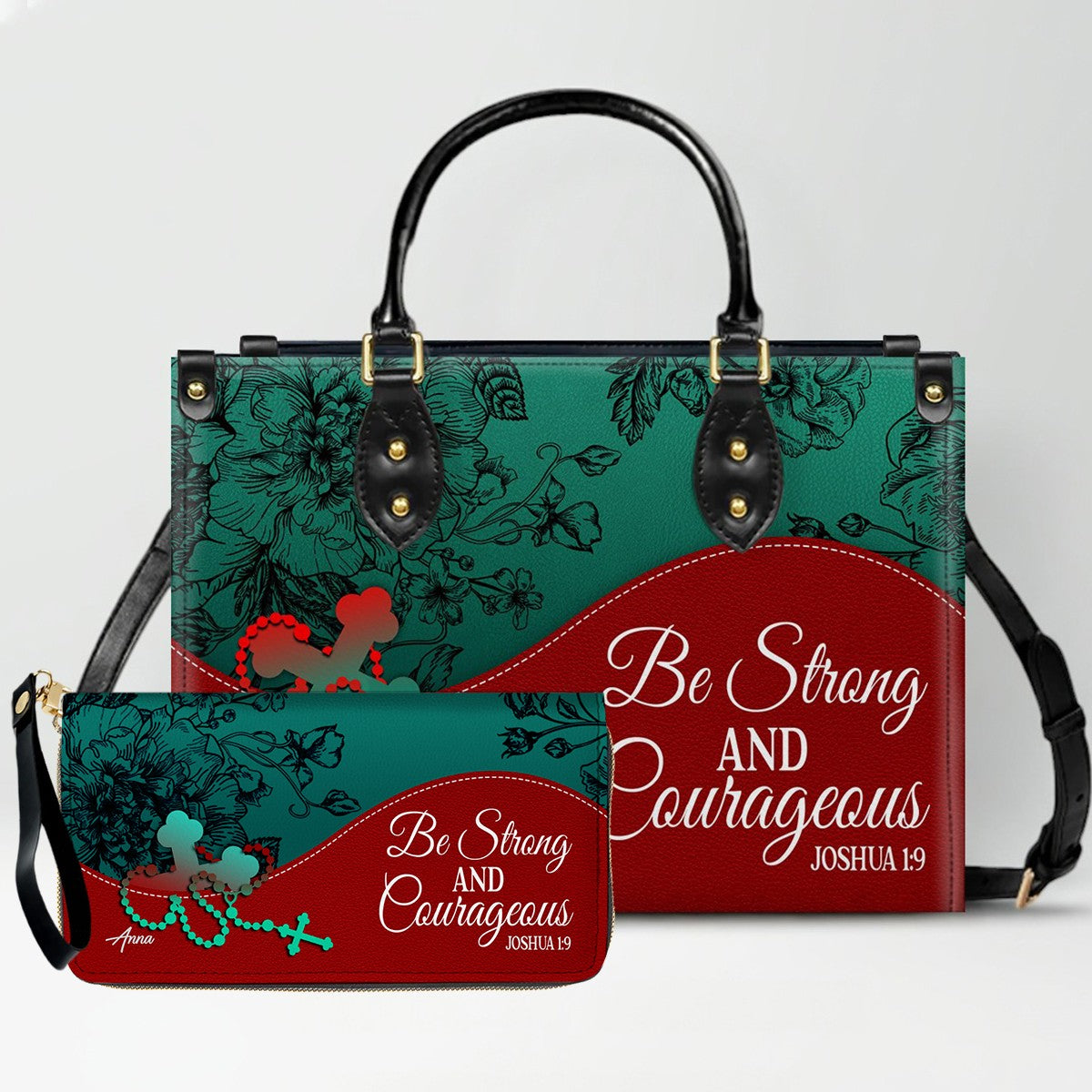 Personalized Christian Leather Handbag – Christian Christmas Gift for Women